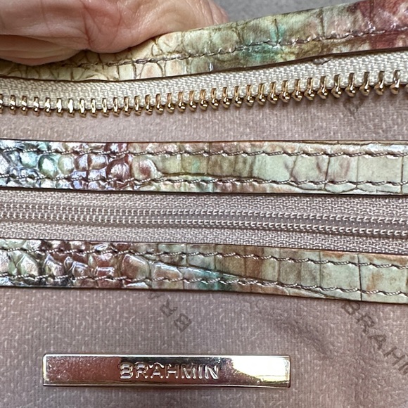 Brahmin Mini Asher Amethyst Melbourne Crossbody Tote Shoulder Bag New with Tags - Picture 10 of 16